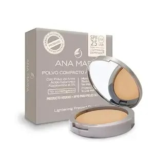 Polvo Facial Compacto Aclarante Y Humectante Ana Maria - (Avellana - Hazelnut)