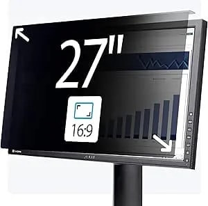 Startech.Com 27-Inch 16:9 Computer Monitor Privacy Screen, Hanging Acrylic Filter, Monitor Screen Protector, +/- 30 Deg., Taa