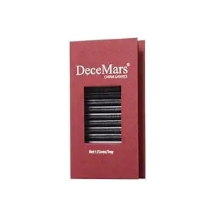 Decemars 8d W Shape Eyelash Extension Supplies Thickness 0.07mm D Curl 8-15mm Mixed Tray Volume Premade Fans Clusters Fluffy Matte Black Yy Lashes Easy Fanning False Eyelashes (8d-0.07-D-8-15mm Mix)