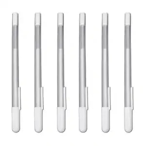 Minkissy 6pcs Eyebrow Mapping Pencil - White Eyebrow Pen White Microblading Markers For Skin Makeup Position Mapping Mark Tools Brow ()
