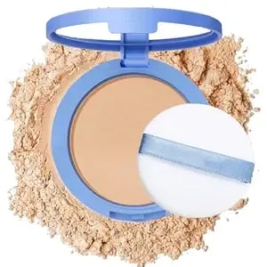 Oil Control Face Pressed Powder,Matte Smooth Flawless Setting Powder Makeup,Waterproof Long Lasting Finishing Powder,Cruelty Free Lightweight Face Cosmetics,0.35oz (#2-Natural Beige)