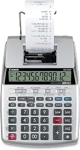 Canon p23dhv p23-Dhv 12-Digit Printing Calculator, Purple/Red Print, 2.3 Lines/Sec