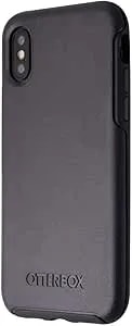 Otterbox Iphone Xs And Iphone X Symmetry Series Case - Black, Ultra-Sleek, Wireless Charging Compatible, Raised Edges Protect Camera & Screen