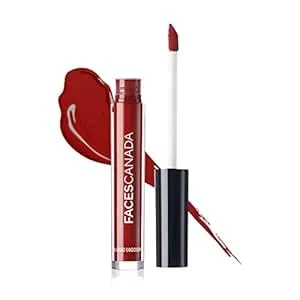 Facescanada Liquid Sindoor - Maroon - Smudge-Proof, Long Lasting & Quick Dry - Easy To Apply With Precision Brush - Rich Pigment, Comfortable Wear & Vibrant Finish - 0.08 Fl Oz (2.5ml)