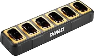 Dewalt dxfrsch6-800b Gang Charger, 6-Port For dxfrs800 Frs Two-Way Radios, Simultaneous Charge, 2 Watt, dxfrsch6-800