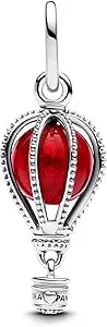 Pandora Hot Air Balloon Murano Glass Dangle Charm