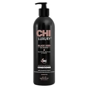 Chi Luxury Black Seed Oil Moisture Replenish Conditioner, Strengthens For Soft Hair, Replenishes Moisture, Sulfate, Paraben & Gluten-Free, 25 Oz