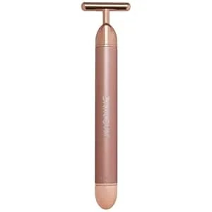 Skin Gym Beauty Lifter Vibrating T-Bar Gold, Sonic Facial Massage Tool For Sculpting And Circulation