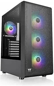 s200 Plus Tg Argb Mid Tower Computer Chassis; 4 X 120mm Argb Fans Pre-Installed; Mesh Front Panel; Tg Side Window; Ca-1x2-00m1wn-01; 3 Year Warranty