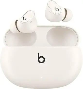 Beats Studio Buds + - True Wireless Noise Cancelling Earbuds, Enhanced Apple & Android Compatibility, Built-In Microphone, Sweat Resistant Bluetooth Headphones, Spatial Audio - Ivory - Noise Cancellation And Audio Playback With 2 Drivers, Microphone And W