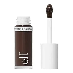 E.L.F. Camo Liquid Bronzer & Contour, Silky Pigmented Formula, Long-Lasting Glow For A Sun-Kissed, Sculpted Finish, Vegan & Cruelty-Free, 10.5 Rich