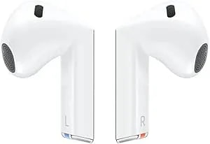 Samsung Galaxy Buds 3 Ai True Wireless Bluetooth Earbuds, Sound Optimization, Real-Time Interpreter, Noise Cancelling, Redesigned Fit, Touch Control, Latin American Version (White)