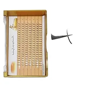 Adiya Fishtail Eyelash Extensions Mix Length Single Cluster Fans Eyelashes Fashion Fish Tail Fairy C Curl Super Natual Grafting Fly Sharp Spikes/M Type /10d Lashes (Mix 8-14mm, Spikes Lashes) 7rows