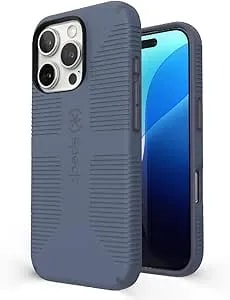 Speck Candyshell Grip Case - Iphone 16 Pro Slim Magsafe - Mystery Blue/Faded Denim