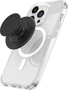 Popsockets Phone Grip For Magsafe, Magnetic Holder, Phone Stand, Black - Black