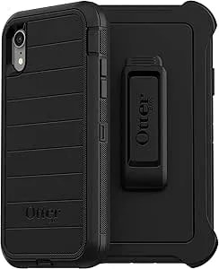 Otterbox Defender Series Case & Holster For Apple Iphone Xr -Kickstand - Black