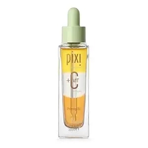 Pixi Beauty +C Vit Priming Oil - Nourishing Vitamin C Facial Oil Energizes & Balances Skin - Creates A Flawless Makeup Base - 1.00 Fl Oz