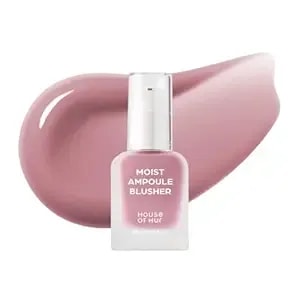 House Of Hur Moist Ampoule Blusher With 50% Moisture Essence - Hydrating & Long-Lasting Blush - 0.68fl.Oz (9 Shades) - Lavender Flush