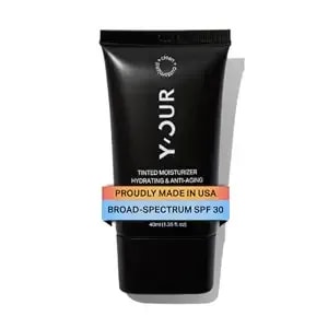 Y'Our Tinted Moisturizer Spf 30: Anti-Aging Face Sunscreen & Hydrating Bb Cream. Sheer Buildable Color Correcting Coverage. Dewy, Oil-Free For Mature, Dry & Oily Skin, 1.35 Oz (Medium)