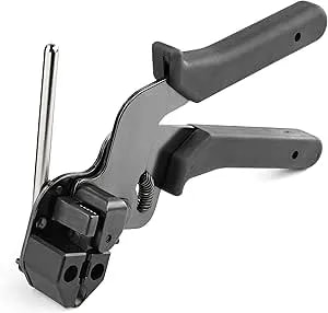 Metal Cable Tie Tool - Metal Zip Tie Tightener Tool - Stainless Steel Cable Tie Installation Gun - Tensioning & Cutting Zip Ties Tool - Tensioner & Cutter For Metal Tie Wrap (Cbmmcttool)