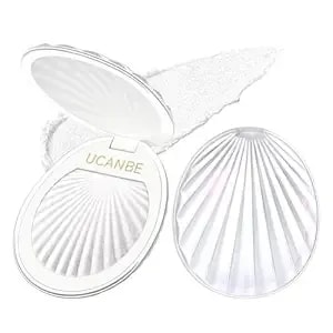 Ucanbe Shell Gel-To-Powder Shimmer Highlighter Makeup - Ultra-Blendable Diamond Highlighter For Face & Body, Long-Lasting Luminous Glow, Buildable Radiant Finish (01 Luminous Shell)