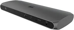 Corsair tbt100 Dp Thunderbolt™ 3 Dock With Displayport - 2x Displayport 1.4 At Up To 4k60-2x Usb Type-C 10gbps Ports - 3x Usb Type-A 5gbps Ports
