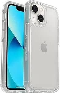 Otterbox Iphone 13 Mini & 12 Mini Symmetry Series Case-Single Unit Ships In Polybag, Ideal For Business Customers-Clear, Ultra-Sleek, Wireless Charging Compatible, Raised Edges Protect Camera & Screen