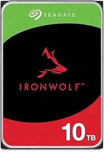 Seagate Ironwolf 10tb Nas Internal Hard Drive Hdd – 3.5 Inch Sata 6gb/S 7200 Rpm 256mb Cache Raid Network Attached Storage Home Servers - (st10000vn0008)