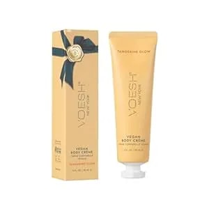 Voesh Vegan Body Creme - Skin Moisturing Cream, K-Beauty Korean Skincare, Tangerine Glow - 3oz