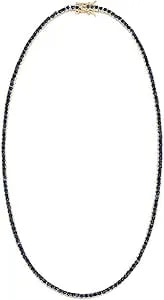 Alexa Leigh Women'S Navy Crystal Tennis Necklace