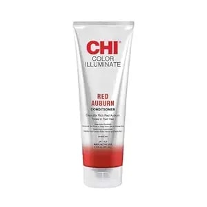 Chi Color Illuminate Conditioner, Helps Maintain Fresh Color In Natural & Color-Treated Hair, Sulfate, Paraben, & Cruelty-Free, Red Auburn, 8.5 Oz