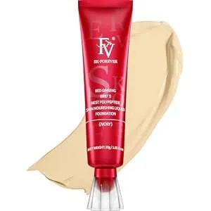 Fv Waterproof Liquid Foundation With Matte Finish, Lightweight, Oil-Free, Natural Look Makeup For Combination & Oily Skin, Light To Medium Coverage, Ivory, 1 Fl. Oz.