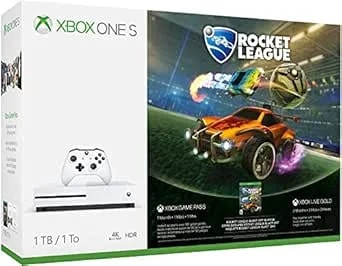 Xbox One S 1tb Console Rocket League Blast-Off Bundle (Renewed)