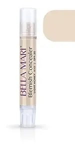 Natural Blemish Concealer Stick By Bella Mari (Light Honey h10) - Made With Organic Ingredients - No Toxic Synthetic Chemicals - Tsa-Approved Travel Size
