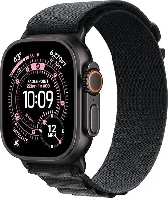 Apple Watch Ultra 3 [Gps + Cellular 49mm] Running & Multisport Smartwatch W/Rugged Titanium Case W/Black Alpine Loop - L. Satellite Communications, Advanced Health & Fitness Tracking