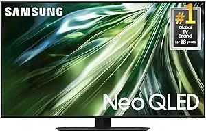 Samsung 43-Inch Class Neo Qled 4k qn90d Series Mini Led, Neo Quantum Hdr+ Smart Tv W/Dolby Atmos, Object Tracking Sound+, Motion Xcelerator, Real Depth Enhancer Pro, Alexa Built-In (qn43qn90d, 2024)