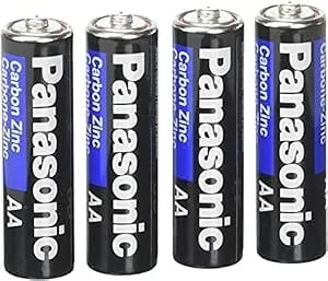 4pc Panasonic AA Batteries Super Heavy Duty Power Carbon Zinc Double A Battery 1.5v
