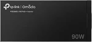 Tp-Link 10ge Poe++ Injector - Non-Poe To Poe Adapter - 802.3bt/At/Af Compliant - Up To 90w Poe Power - Wall Mountable - Plug&Play - Up To 100m(328 Ft) - Ul Certified(poe380s)