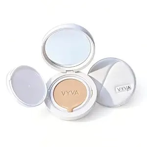 White Box Cushion Foundation - High Coverage, Weightless Feel, Natural Skin-Like Finish, Satin Effect, Bb Foundation, Beauty, Tattoo Concealer, Buildable(Ivory White)