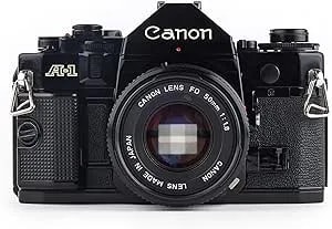 Canon A-1 a1 35mm Slr Film Camera With 50mm 1.8 Canon Lens (Renewed)