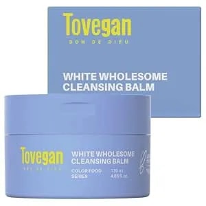 White Wholesome Cleansing Balm｜Waterproof Makeup Remover｜Sebum Control & Blackhead Care｜Pore Purifying Massage Formula 4.05 Fl.Oz