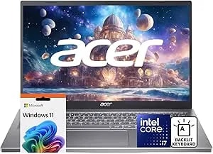 Acer Aspire Premium 15.6" Fhd Laptop - Intel Core i7-1255u Up To 4.7ghz - 32gb Ram - 1tb Storage(512gb Ssd + 512gb Ext) - Backlit Keyboard - Webcam - Wi-Fi 6 - Iris Xe Graphics - Windows 11