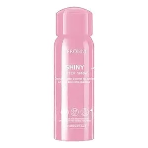 Tooyful Hair Body Glitter Spray 60ml,Easy To Use,Durable Women Girls Face Highlighter Sparkly Shimmery Glow For Dating Home Party Evening Party