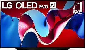 Lg 83-Inch Class Oled Evo c4 Series Smart Tv 4k Processor Flat Screen With Magic Remote Ai-Powered With Alexa Built-In (oled83c4pua, 2024)