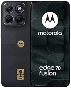 Motorola Moto Edge 70 Fusion 5g Ai (Compatible With Tmobile Mint Tello & Global) (256gb+8gb) Nfc 50mp 4k Triple Cam Dual Sim 6.8" Curved xt2605-3 Latino American Version (Slihouette Blue Fifa Edition)