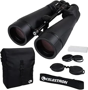 Celestron – Skymaster Pro ED 20x80 Binocular – Astronomy Binocular With ED Glass – Large Aperture For Long Distance Viewing – Fully Multi-Coated XLT Coating – Tripod Adaptable – Carrying Case Included