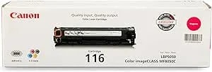 Canon Genuine 116 Magenta Toner Cartridge Compatible With mf8050cn, mf8080cw