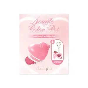 Dasique Souffle Color Pot Special Set #09 Haze Rosy- 0.22 Ounce Makeup Blush, Buildable, Built-In Mini Brush, Multi-Use For Cheek And Lip