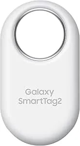Samsung Galaxy smarttag2, Bluetooth Tracker, Smart Tag Tracking Device, Item Finder For Keys, Wallet, Luggage, Pets, Use W/ Phones And Tablets Android 11 Or Later, 2023, 1 Pack, White
