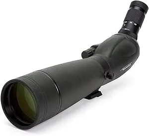 Celestron - Trailseeker 80 Spotting Scope - 20-60x Zoom Eyepiece - Bright, High-Resolution Viewing With Fully Multi-Coated XLT Optics - Dual Focus & Rotating Tripod Mount - Birding & Wildlife